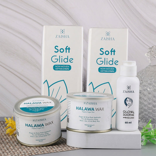 Top Seller - 2 Halawa Wax + 2 Strips + Lotion