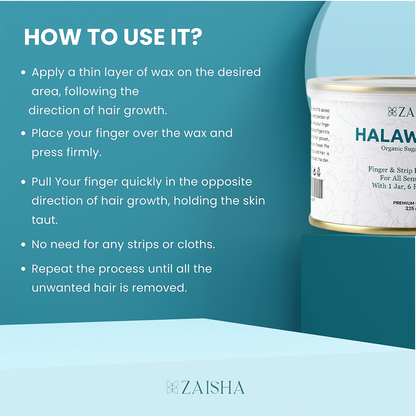 Top Seller - 2 Halawa Wax + 2 Strips + Lotion