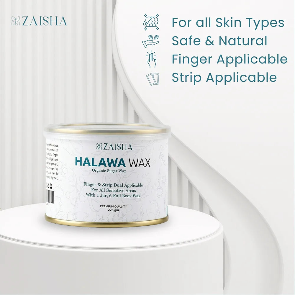 Zero Hair + Halawa wax + Strips