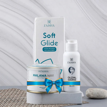 Trio Pack - Wax + Lotion + Strips